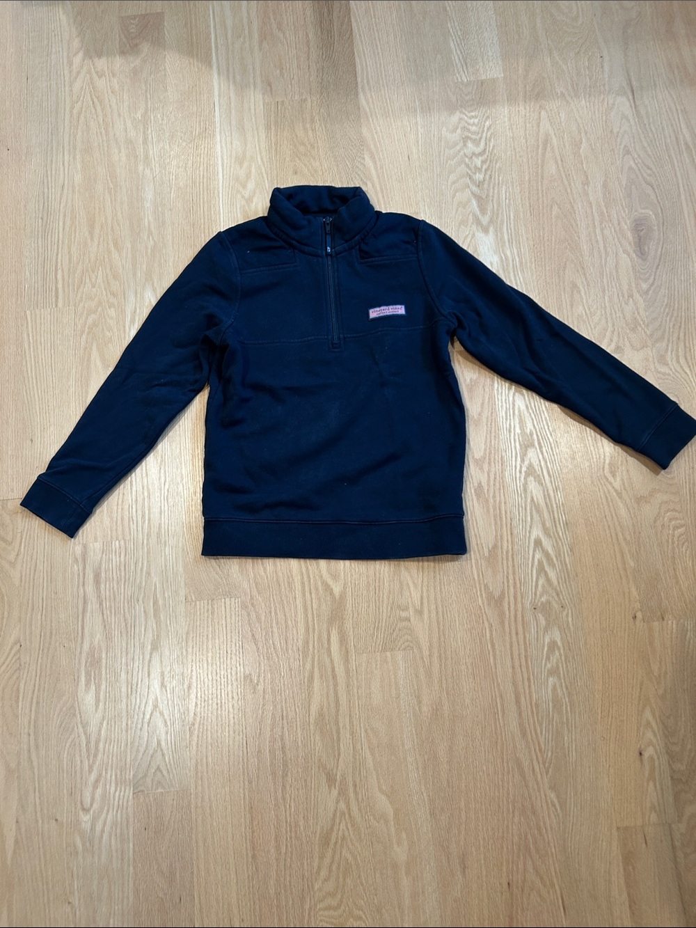 Girls Vineyard Vines Navy Half-Zip Pullover Sweatshirt